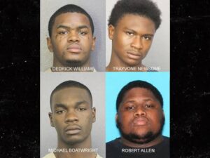Michael Boatwright, Dedrick Williams, Robert Allen, and Trayvon Newsome
