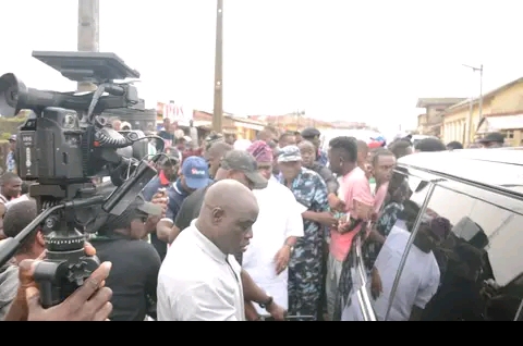 EPE Decides: Mammoth Crowd Follows Lagos Deputy Governor At Polling Unit