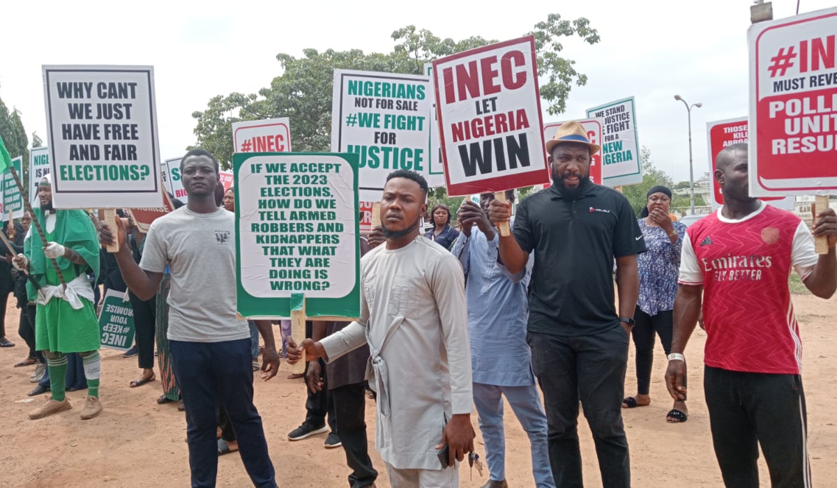 2023 Elections: Fresh Protest Takes Over Nigeria's Capital