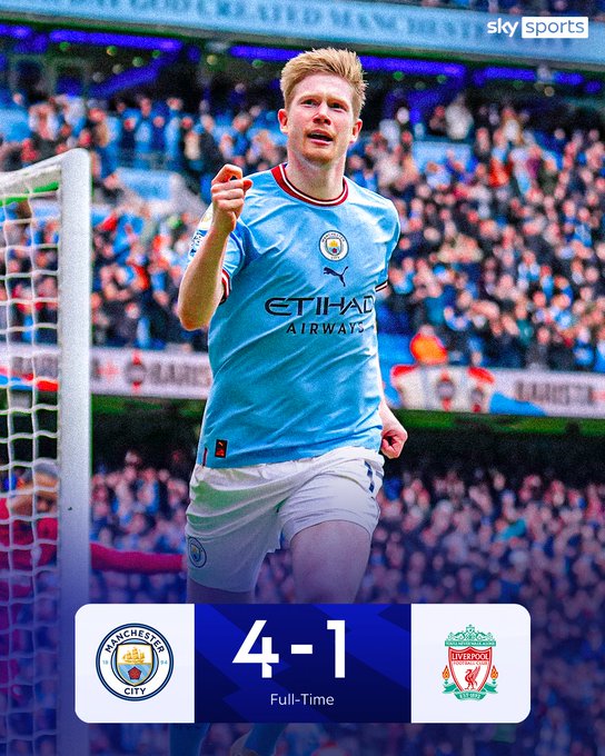 Liverpool Build On Their Consistent Form With A 4-1 Loss At The Etihad